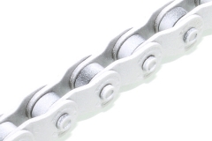 SHADOW Interlock Halflink Chain white