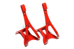 GENETIC Steel Single Toe Clips red