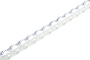 GUSSET Slink Halflink Chain white